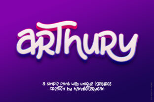 Arthury: A Fun Display Font That Elevates Design Across Industries
