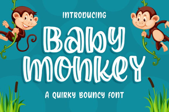 Baby Monkey Font: A Playful Touch for Creative Projects