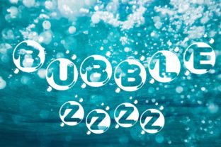 Bubble ZZZ: A Playful Font for Creative Expression