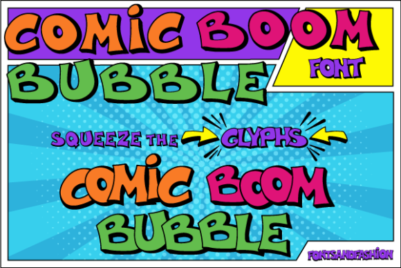 Comic Boom Bubble: A Bold Display Font for Creative and Professional Workflows