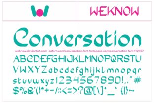 Conversation Font: A Minimalist Choice for Modern Design