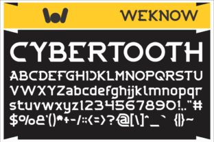 Cybertooth: A Font That Embodies Fun, Quirkiness, and Authenticity