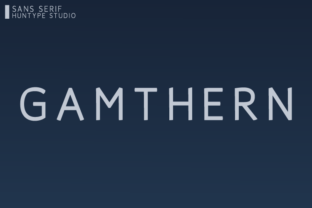Gamthern: A Font That Balances Timeless Elegance with Modern Simplicity