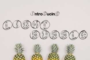 Light Bubble: A Friendly Font for Creative Expression