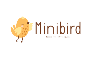 Minibird: A Strategic Display Font for Modern Design and Communication