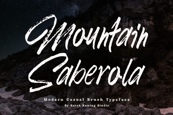 Mountain Saberola Font