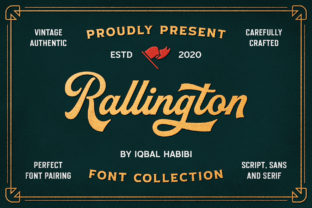 Rallington: A Playful Nostalgic Font with Vintage Charm