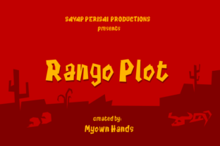 Rango Plot: A Bold Display Font for Creative Projects