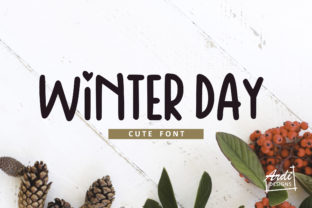Winter Day: A Playful Font for Creative Projects